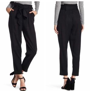 Socialite | Paperbag Trousers Black Medium